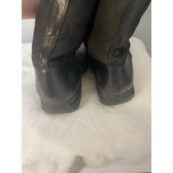 Totes black waterproof faux fur lined winter snow boots women's size 8 M - Picture 8 of 8